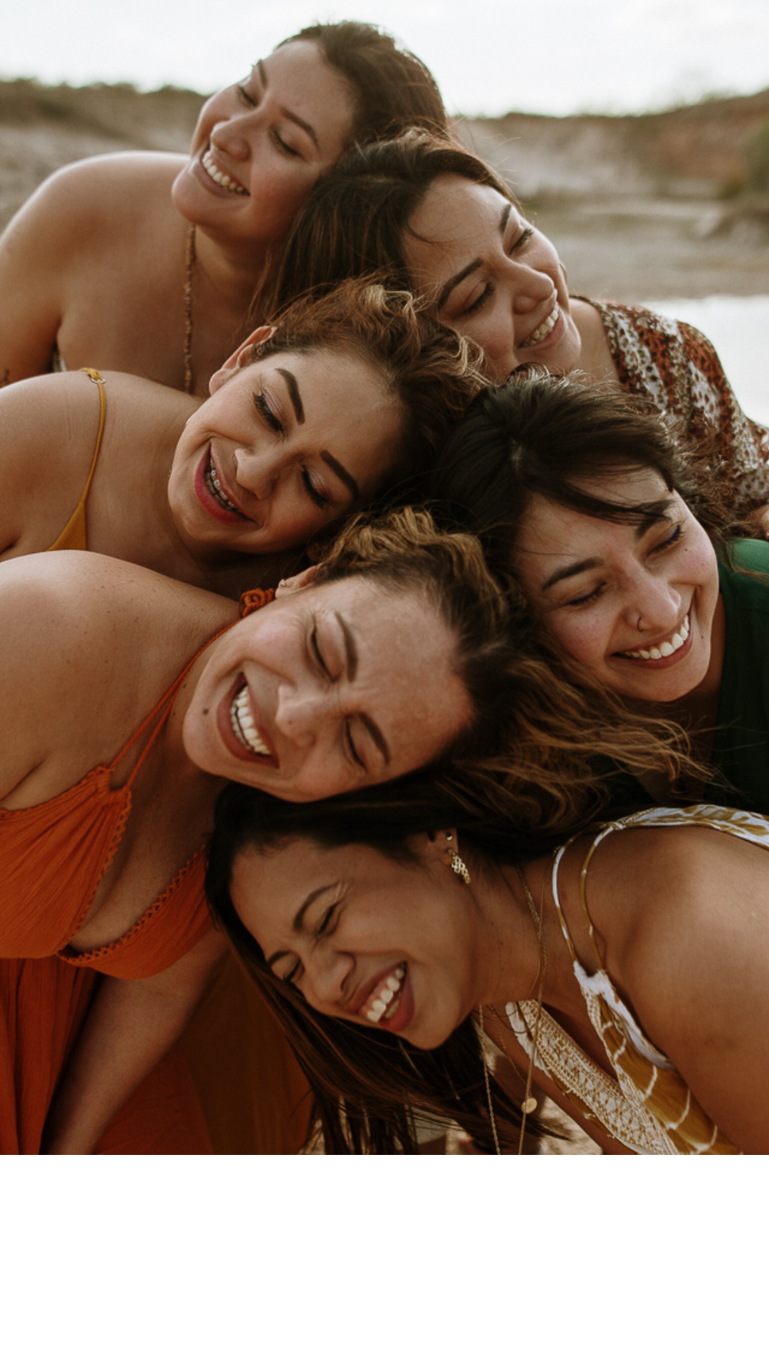 A joyful group of women together