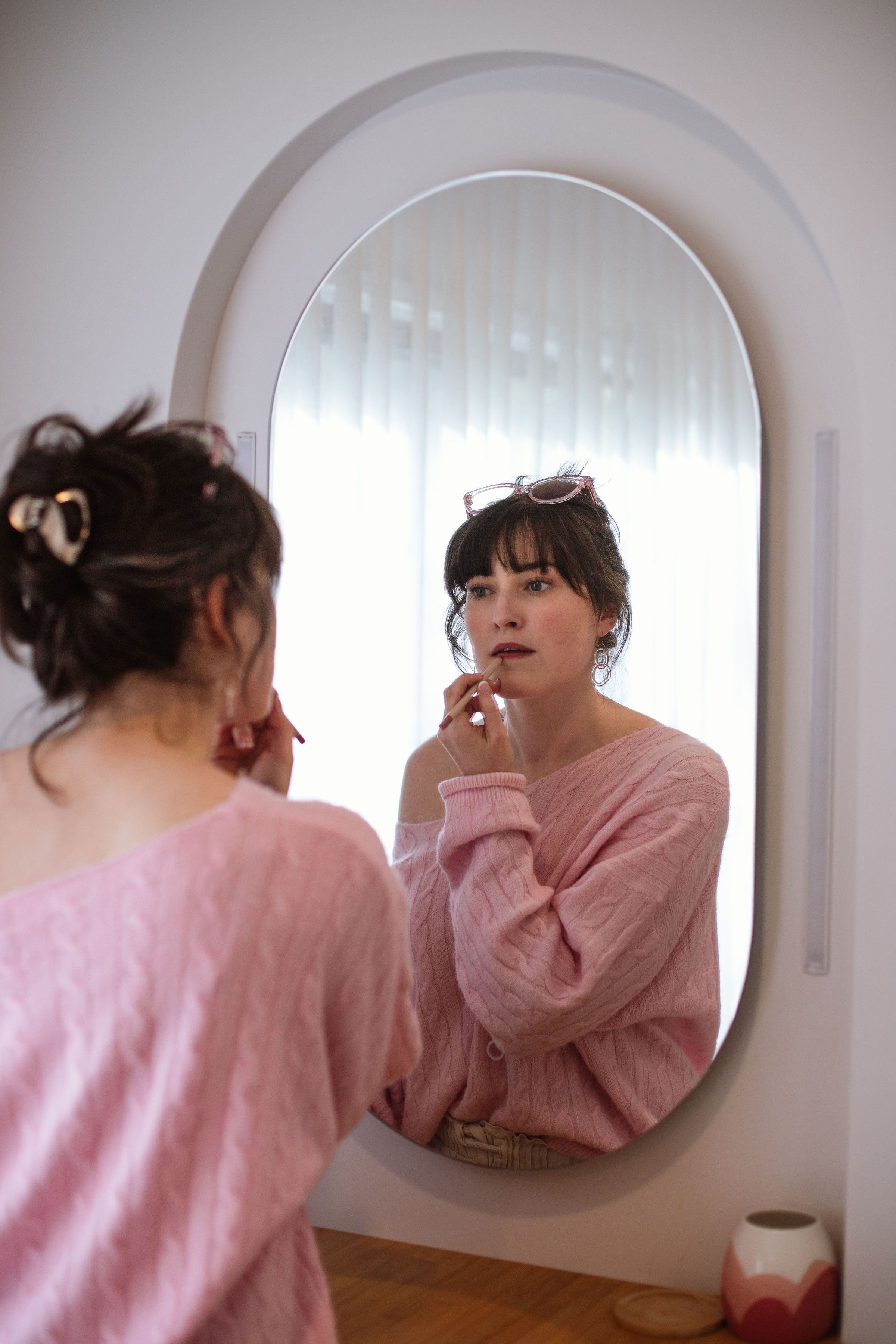A personalised makeup lesson at the studio